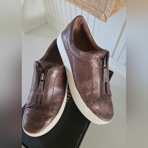 Frye Metallic Brown Sneakers